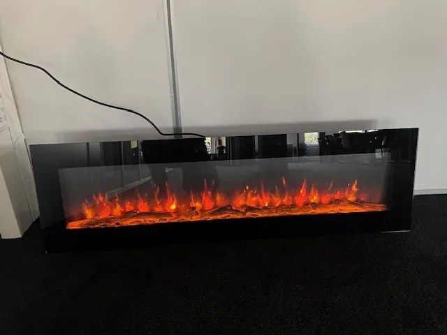 LumberQ In- opbouwsfeerhaard Kira 120 x 35 x 12,5 cm - 2e KEUS