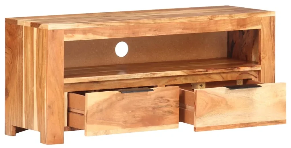 vidaXL Tv-meubel 90x30x40 cm massief acaciahout
