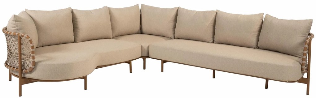 De Martinique hoek loungebank amber XL SALE