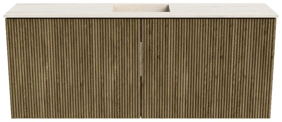 Mondiaz Joya DLux 100cm toiletmeubel dusk met wastafel faye midden 1 kraangat meli