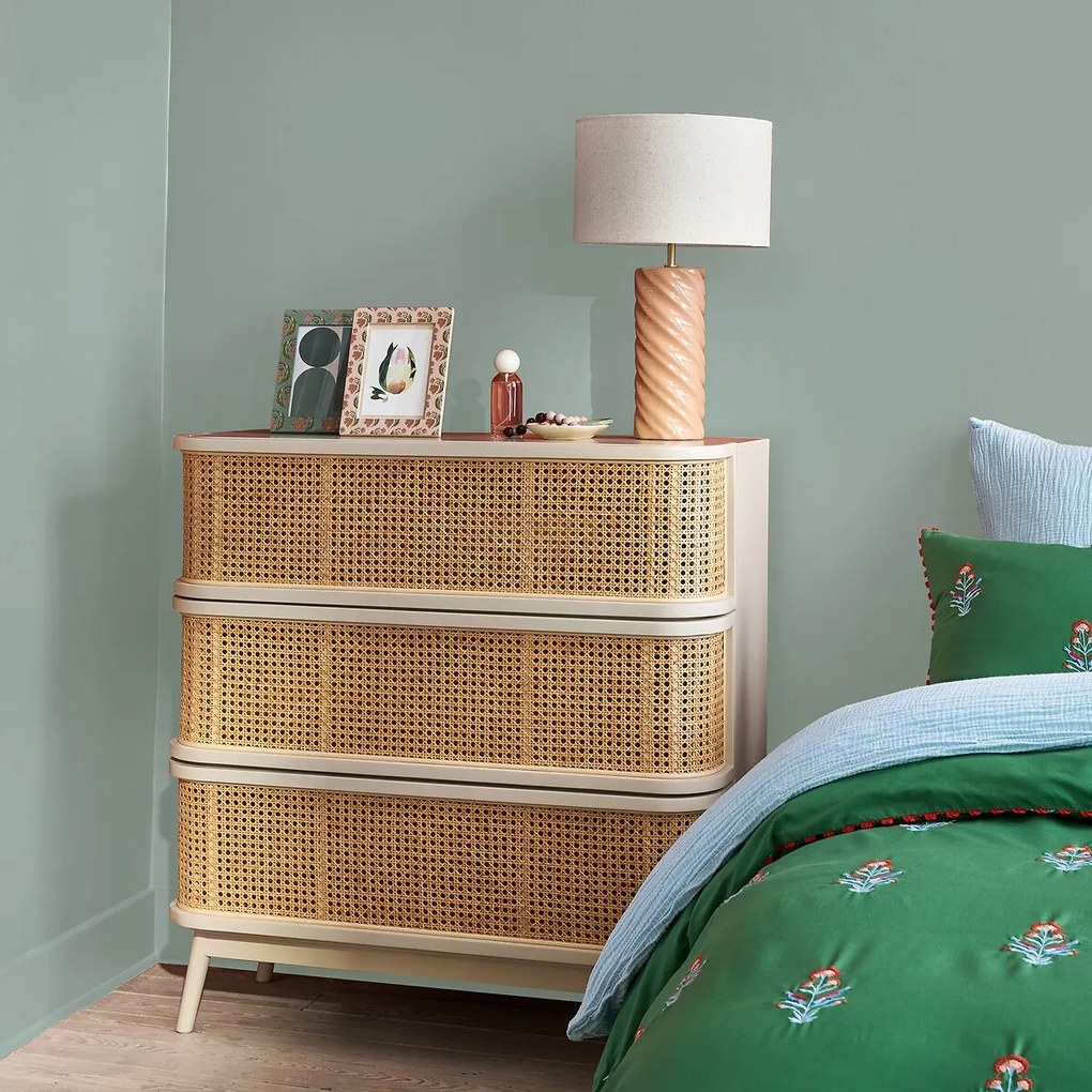 Tafellijst, bloemenprint, 16,5 x 21,5 cm, INA