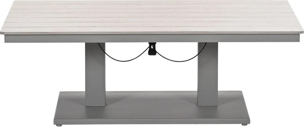 Garden Impressions Brugge verstelbare loungetafel 150x87 cm - taupe