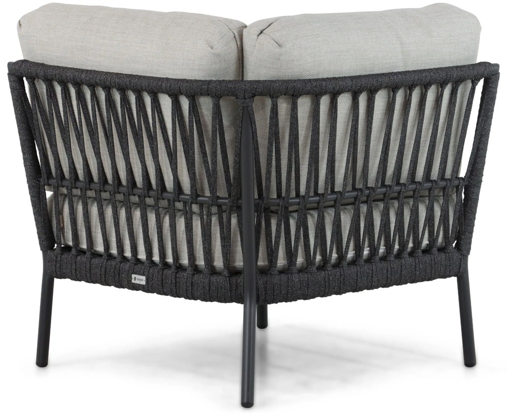 Hoek loungeset 5 personen Aluminium/rope Grijs  Coco Puerto/Montana