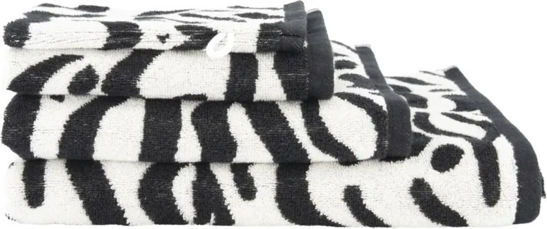 Handdoek - Zware Kwaliteit Wit/zwart (wit/zwart)