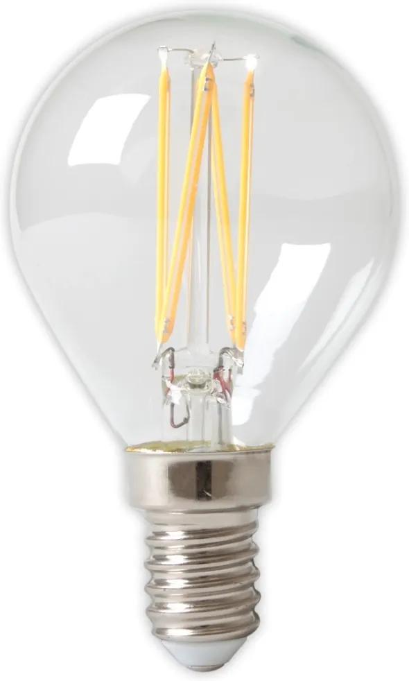 LED volglas Filament Kogellamp 240V 3,5W 350lm E14 P45, Helder 2700K CRI80 Dimbaar