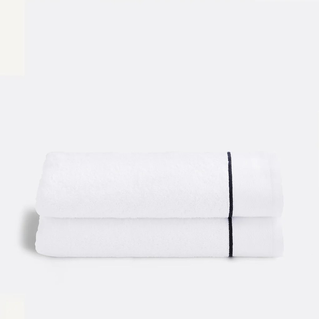 Set van 2 gekamde katoenen handdoeken 675g/m², Victor