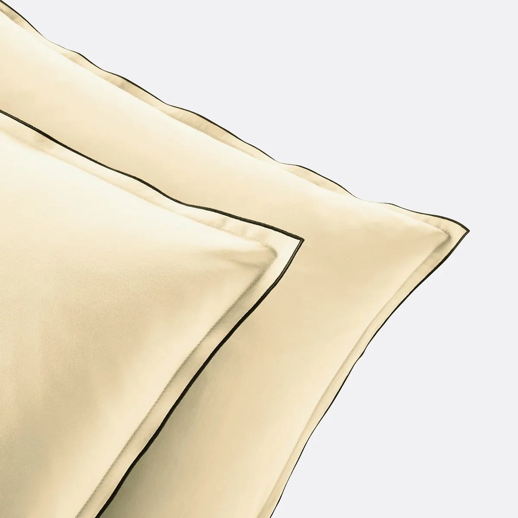 Kussensloop in gewassen katoensatijn van 118 draden, Victor uni