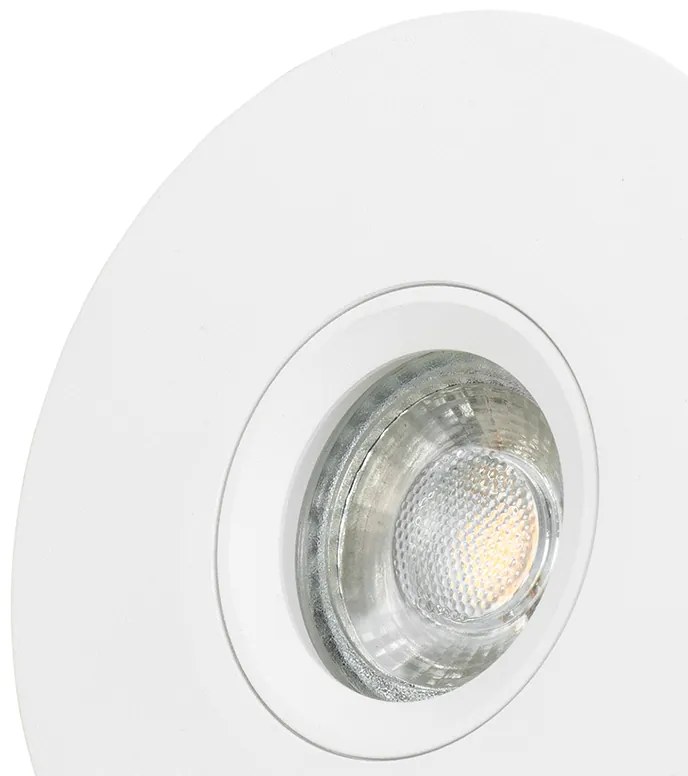 Set van 6 Moderne inbouwspot wit 12 cm - Buco GU10 Binnenverlichting Lamp