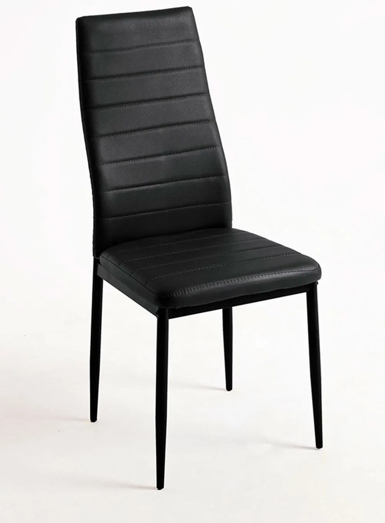 Pak 4 Lauter Kunstlederen Stoelen