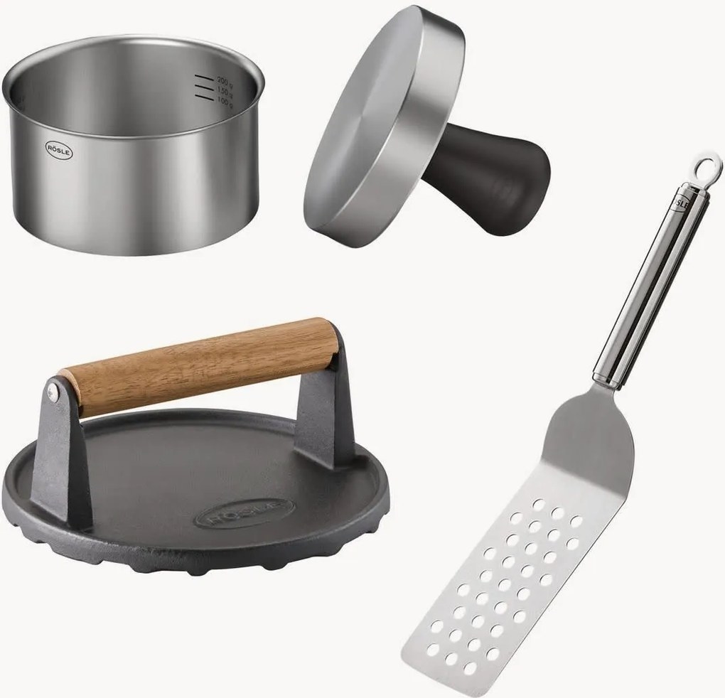 BBQ-burgerset Charlie, 3-delig