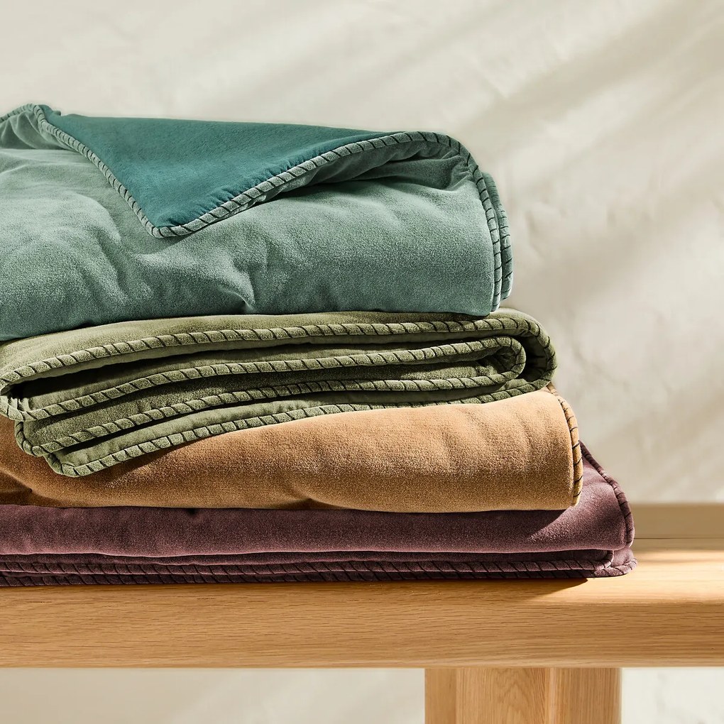 Dekbed in gewassen katoenfluweel, Parma