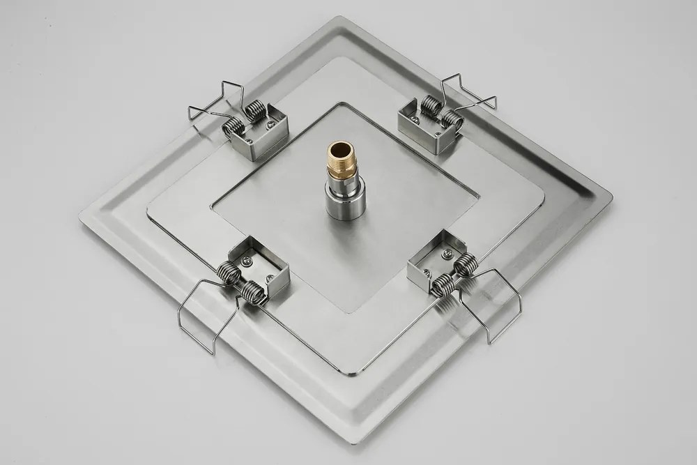 Saniclear Plus inbouw regendouche met inbouw douchekop 30x30cm en glijstang RVS