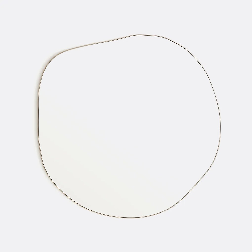 Organische vorm spiegel, lengte 80 cm, hoogte 80 cm, ORNICA