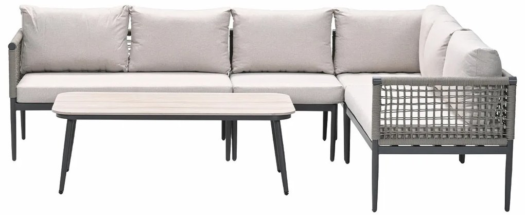 Garden Impressions Burela loungeset 5-delig rechts - taupe