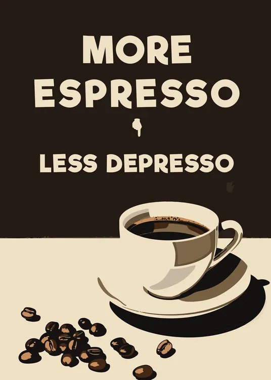 Ilustratie More Espresso - Less Depresso, Andreas Magnusson