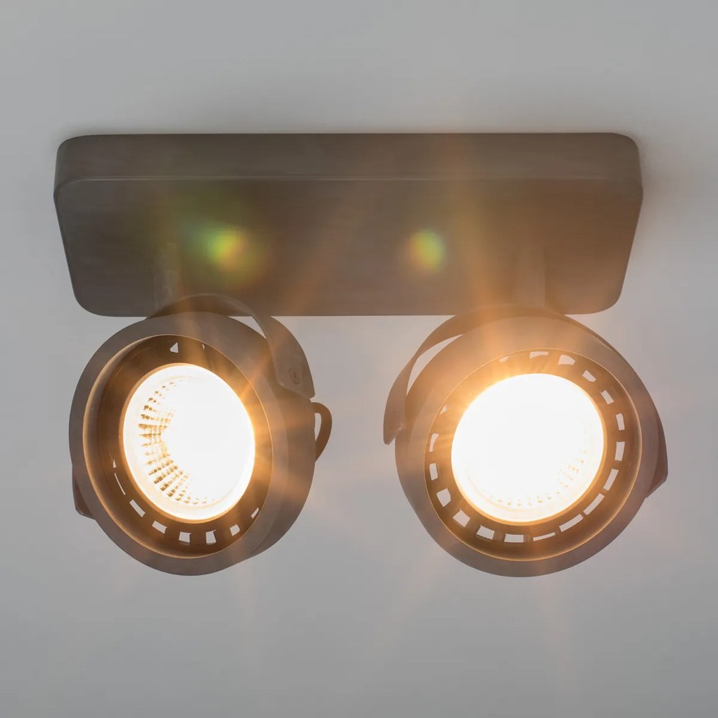 Zuiver Dice-2 DTW Dubbele LED Spot Grijs