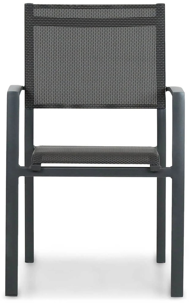 Tuinstoel stapelbaar Aluminium Grijs-antraciet Lifestyle Garden Furniture Sella