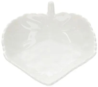 Schaaltje blad, porselein, 8 x 9 cm