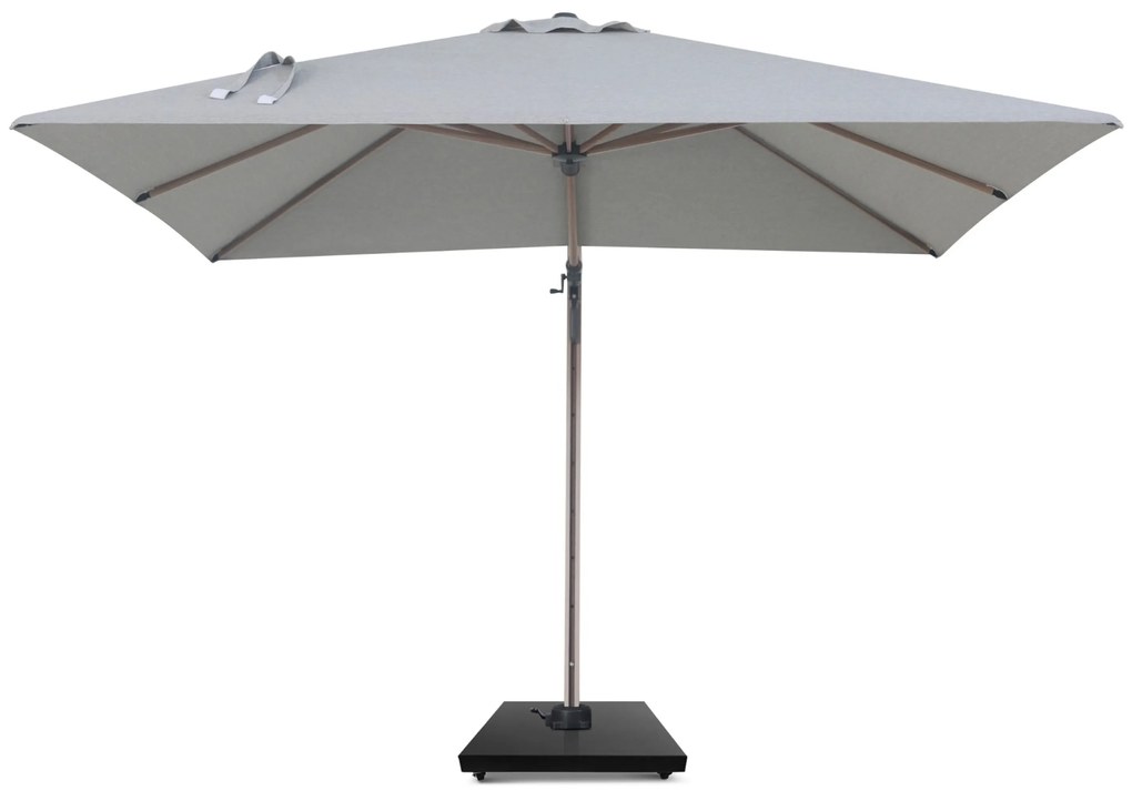 Zweefparasol 3x3m S2 Excellent (excl. voet) Grijs-antraciet Camello Luna