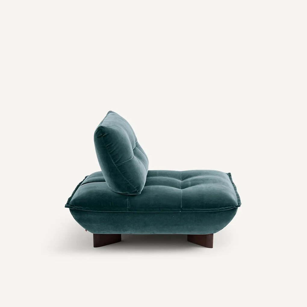 Modulaire fauteuil in fluweel, KAORI