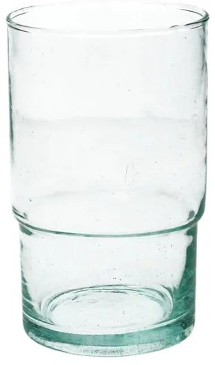 Glas taps, gerecycled handgeblazen, 550 ml