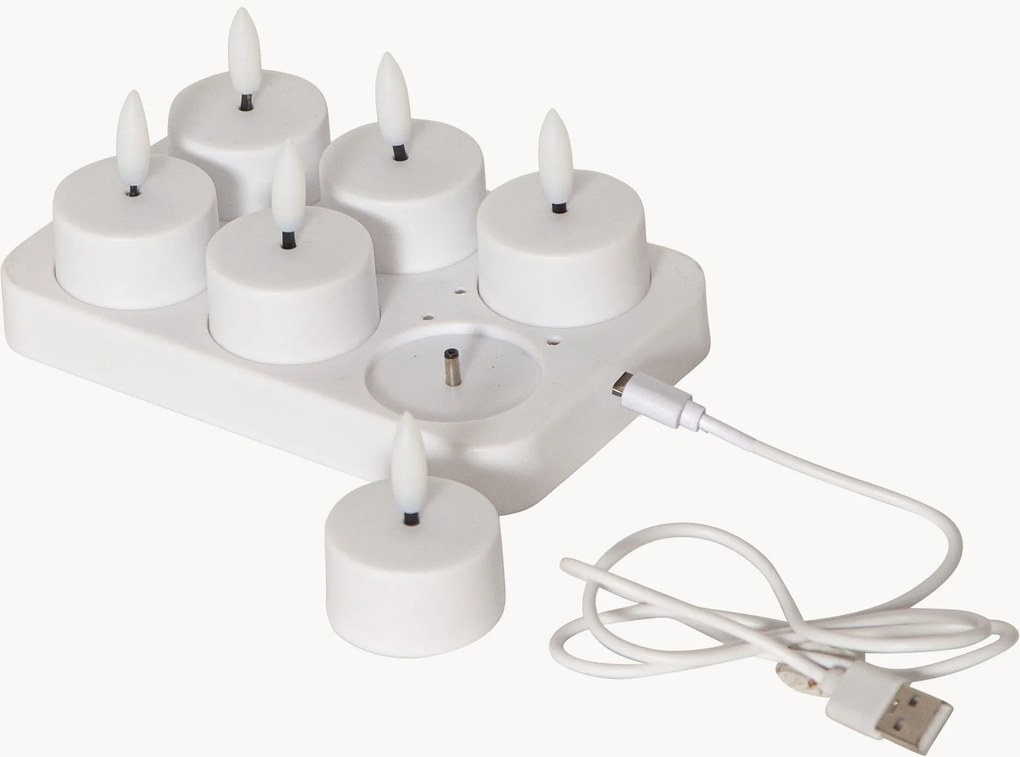 LED kaarsen Flame Charge, 6-delig