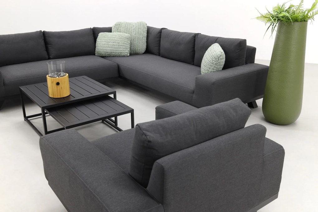 Barcelona/Cuba Sunbrella loungeset - Sooty - 4-delig - incl. loungestoel OP=OP