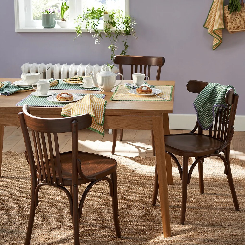 Set van 2 stoelen met spijlen, Bistro