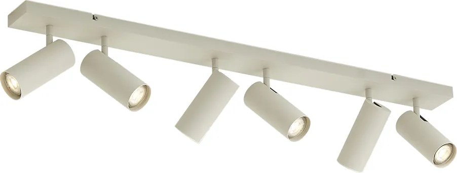 Moderne plafondlamp beige 100cm 6-lichts verstelbaar - Renna
