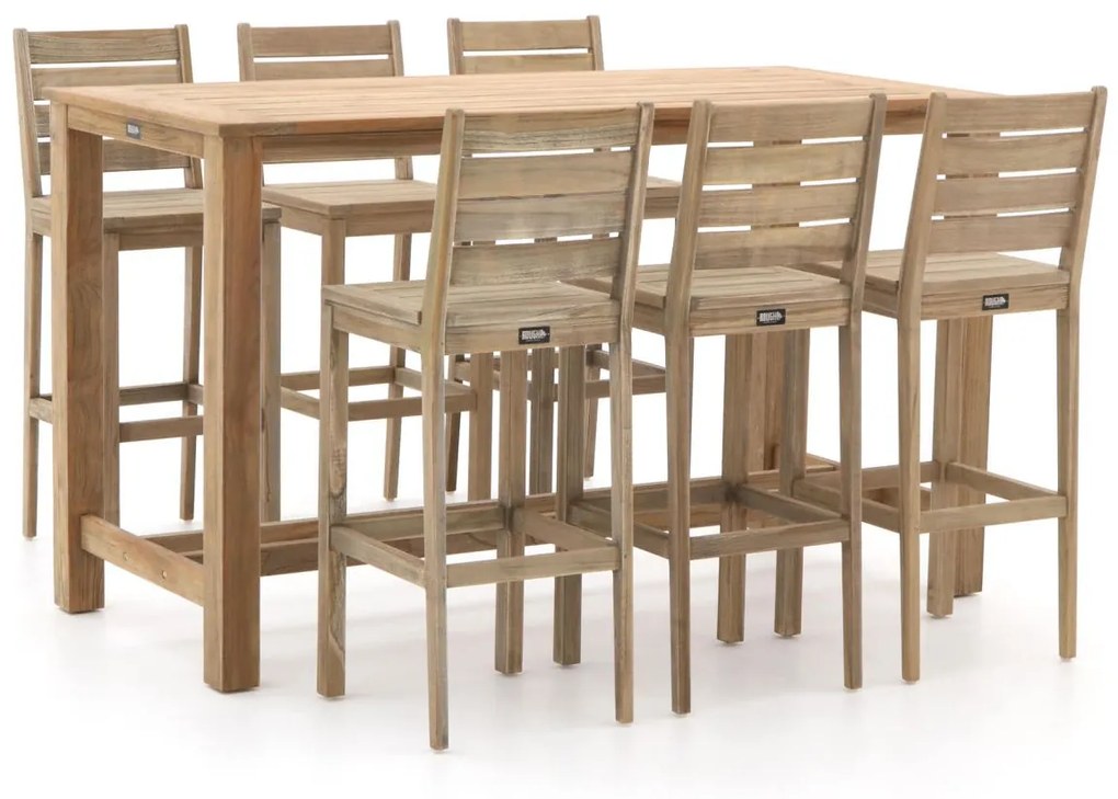 + 15% kassakorting | Barset ROUGH  | 6 personen | Tuinset teakhout | 7-delig | Kees Smit Tuinmeubelen