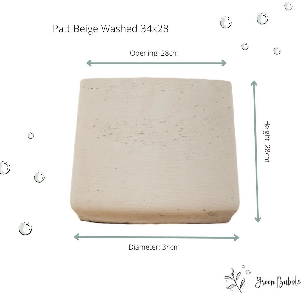 Pot Patt Beige Washed