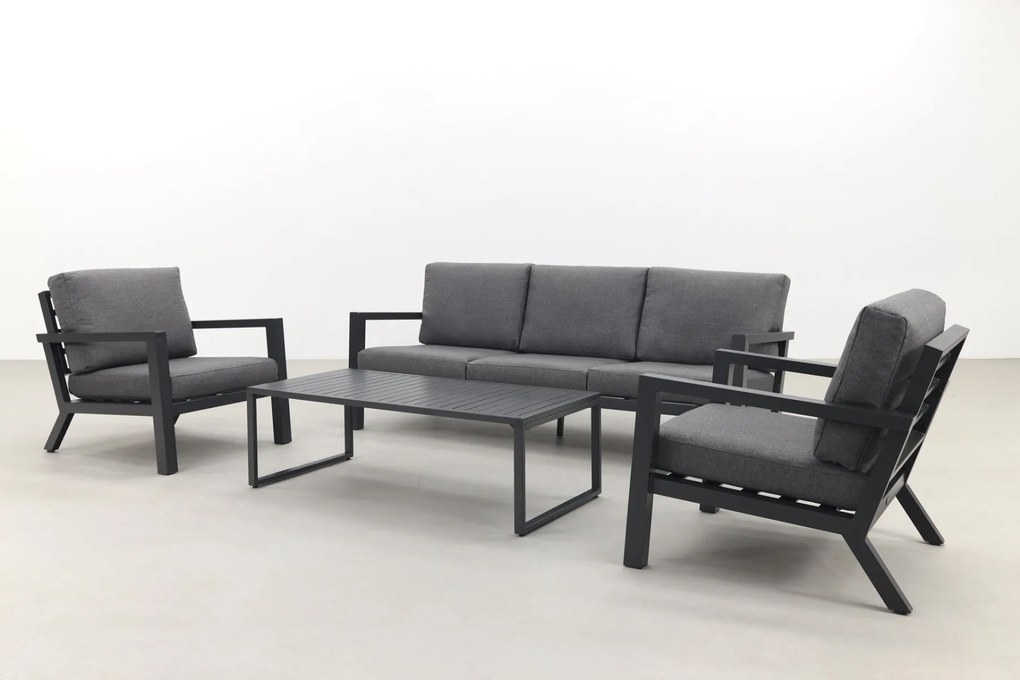 Hugo stoel-bank loungeset - antraciet OP=OP