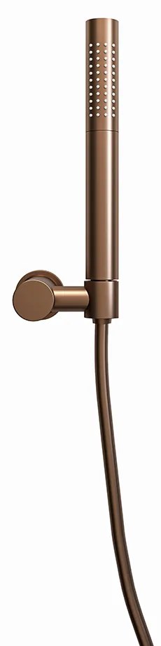 Mueller Bronzo staafhanddoucheset met wandhouder brons geborsteld