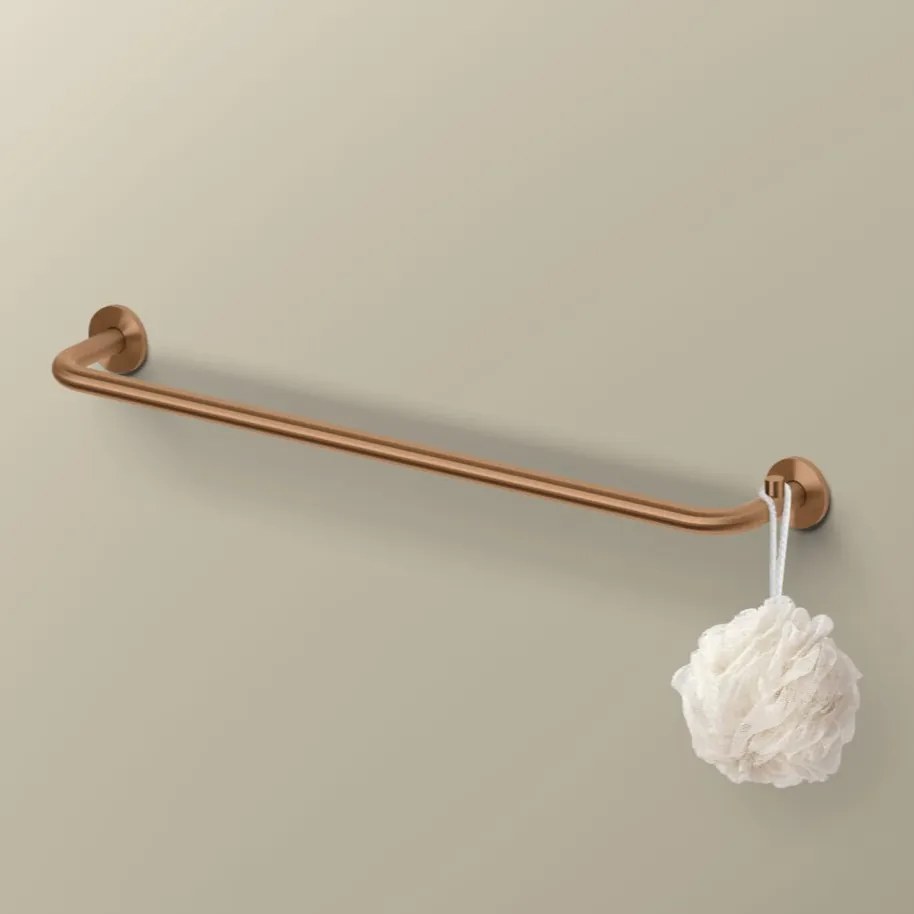Clou Kaldur handdoekhouder 65cm brons geborsteld