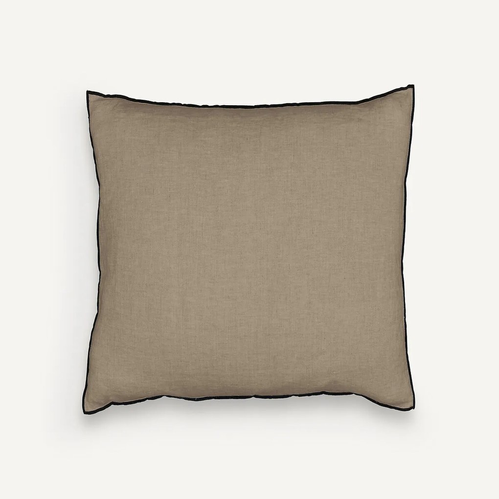 Kussenhoes in gewassen zuiver linnen Elina