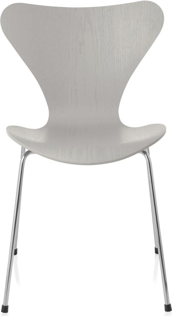 Fritz Hansen Vlinderstoel Series 7 stoel gekleurd essen nine grijs