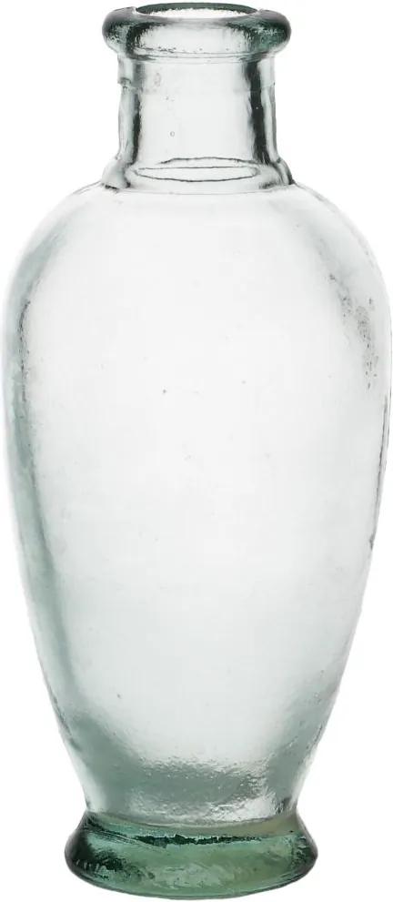 Vaasje van glas, ovaal, 15 cm