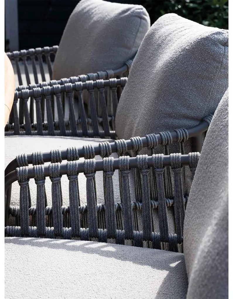 4 Seasons Capalbio lage lounge dining stoel - bruin