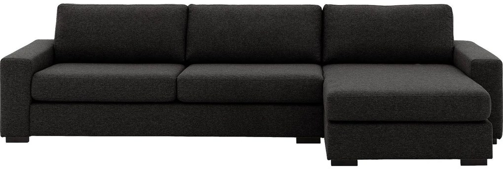 Goossens grijs, stof, 3-zits, stijlvol landelijk