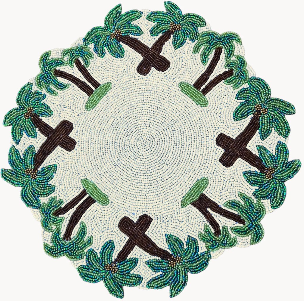 Handgemaakte placemat Jungle