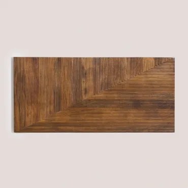 Hoofdeinde Voor 150 Cm Bed Van Mangohout Baty Donker Handvat Hout & 150 Cm - Sklum