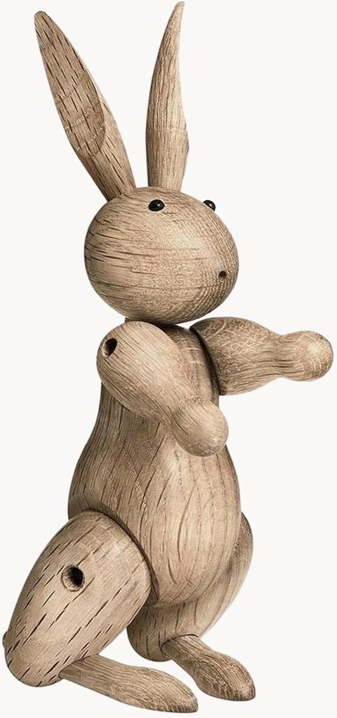 Handgemaakt decoratief object van eikenhout Rabbit