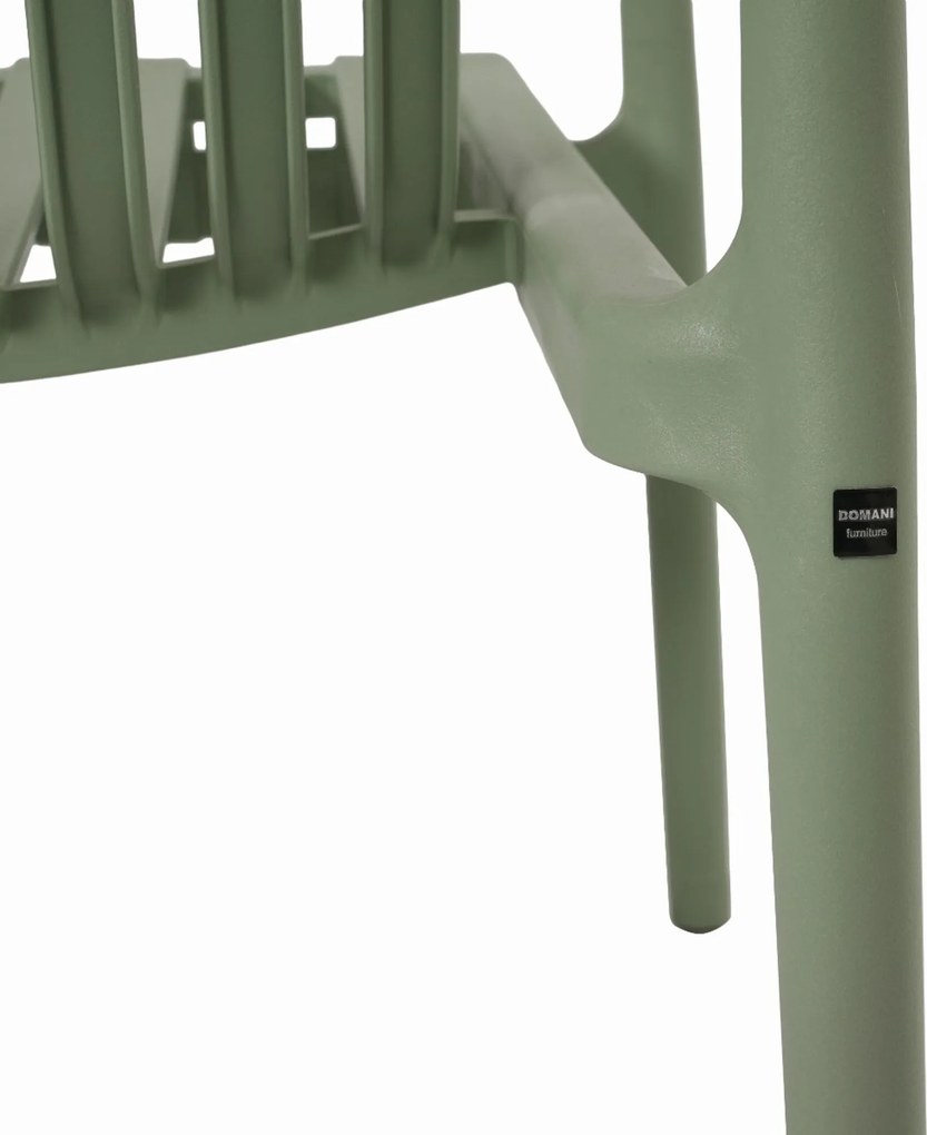 Tuinstoel stapelbaar Kunststof Groen Domani Furniture Alba  mint