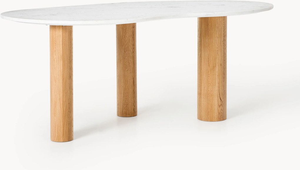 Marmeren eettafel Naruto in organische vorm, in verschillende formaten