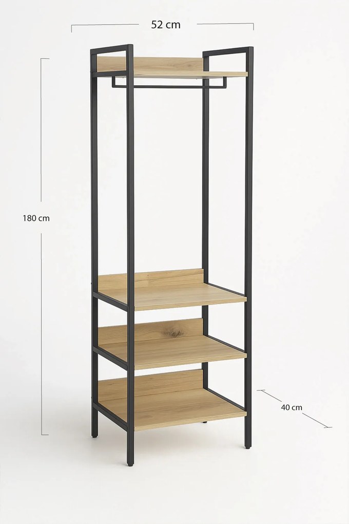 Kast met Planken Onsa 52x40x180cm