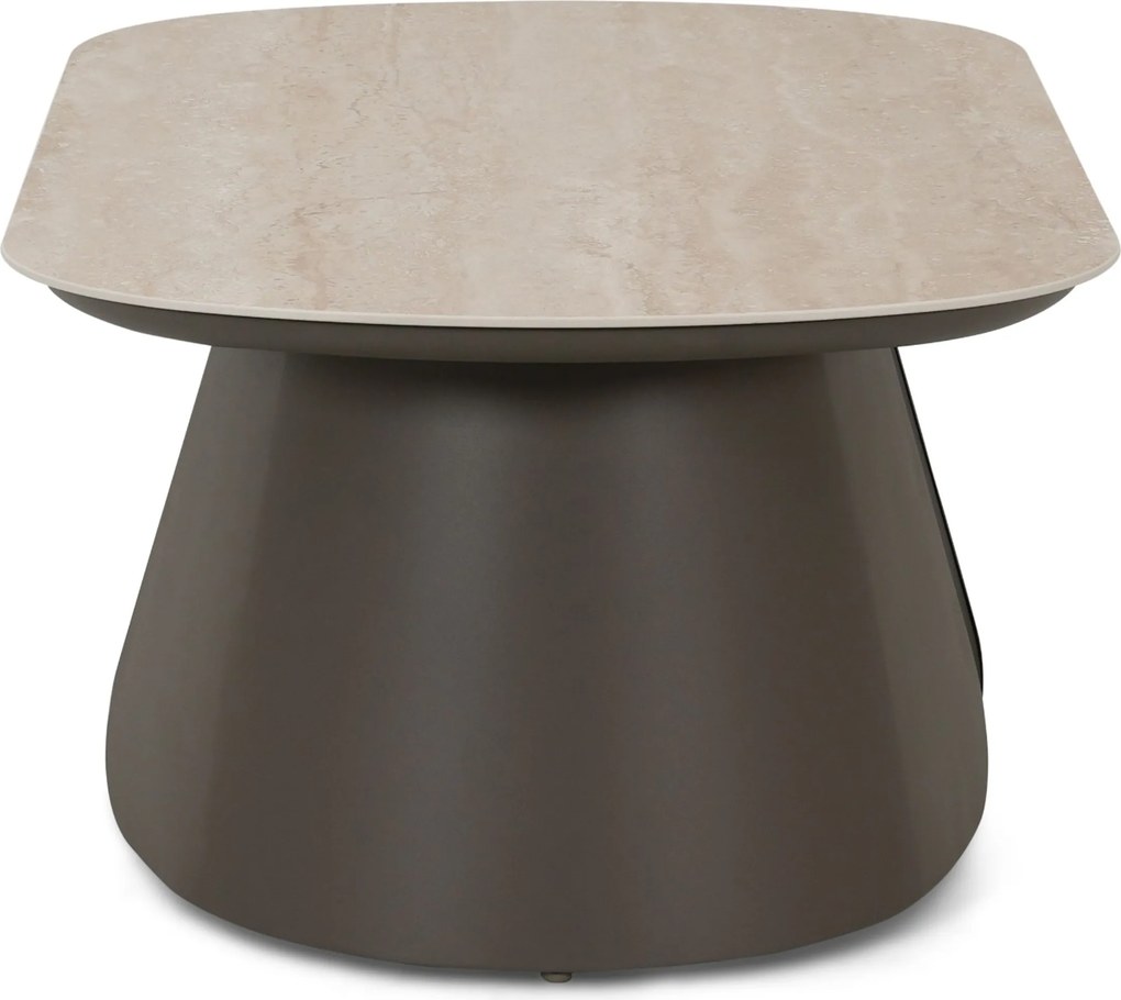 Stoel en Bank Loungeset 5 personen Aluminium Taupe Apple Bee Pine