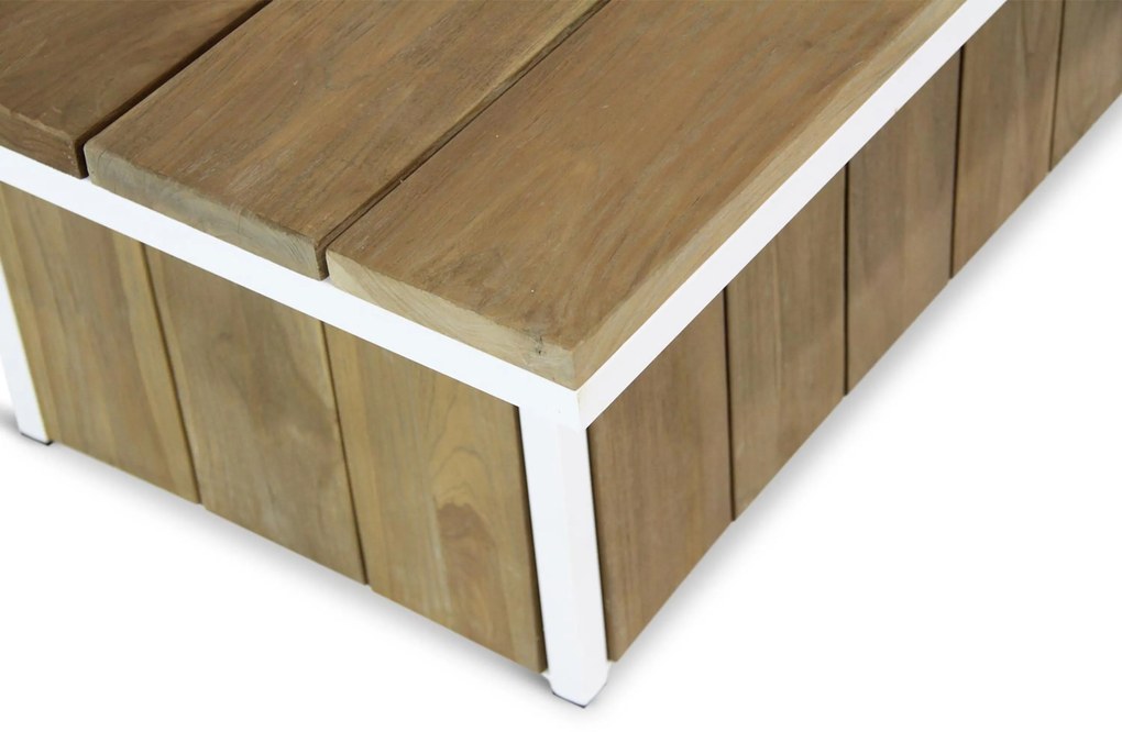 Hoek loungeset 5 personen Aluminium Wit Santika Furniture Santika Phantom