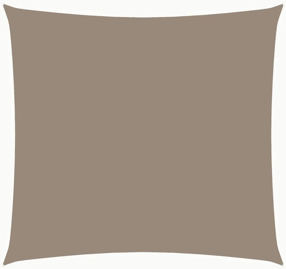 vidaXL Zonnescherm vierkant 2x2 m oxford stof taupe