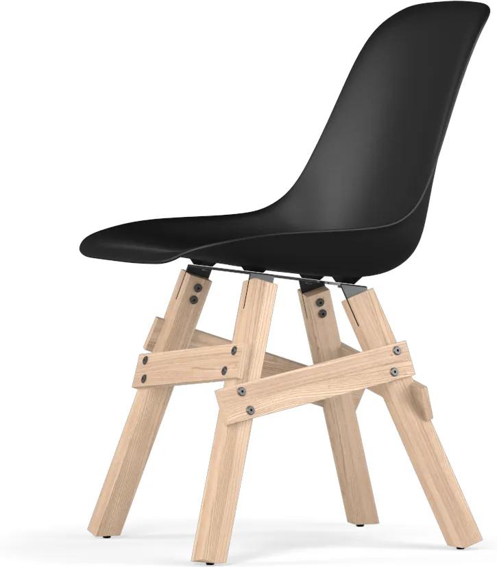 Icon stoel - V9 Side Chair Shell - Eikenhouten onderstel