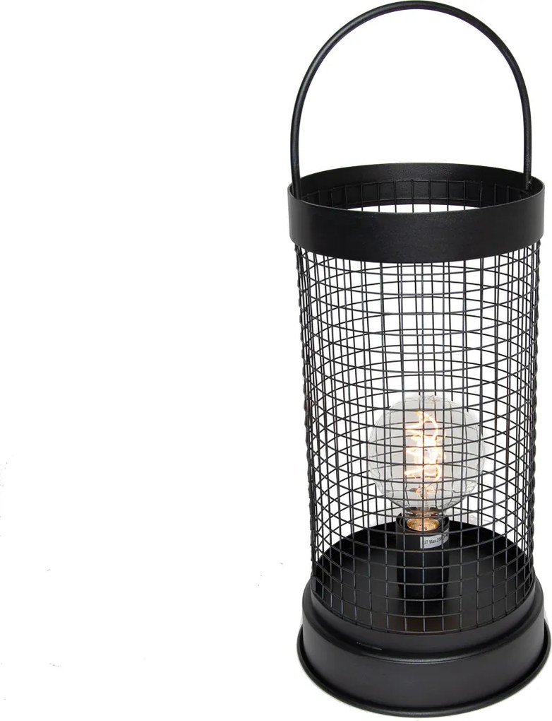 Moderne tafellamp grijs 52 cm - Horario